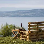 Апартаменты T2 Ambiance Pres D'evian - Piscine & Tennis - Vue Leman
