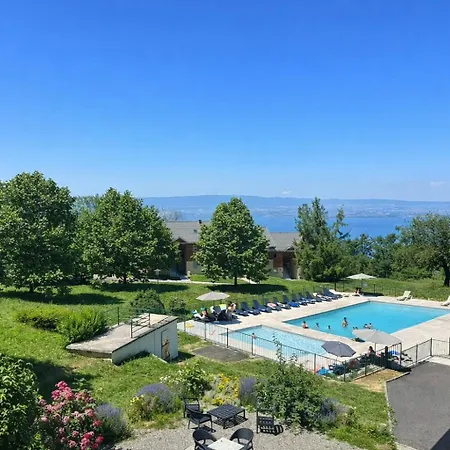 T2 Ambiance Pres D'evian - Piscine & Tennis - Vue Leman *